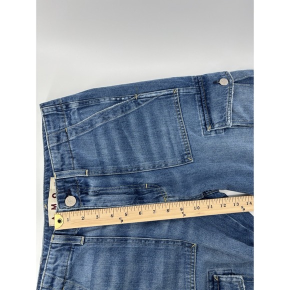 NWOT AMO Maggie Jeans Sz 27 (Meas 30") Carpenter Crop MSRP $310 Cottagecore - Picture 13 of 13